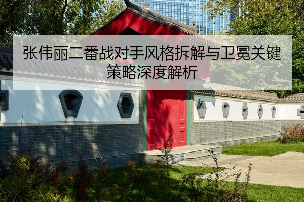 张伟丽二番战对手风格拆解与卫冕关键策略深度解析